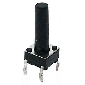 CHAVE TÁCTIL 6X6X15MM 4 TERMINAIS