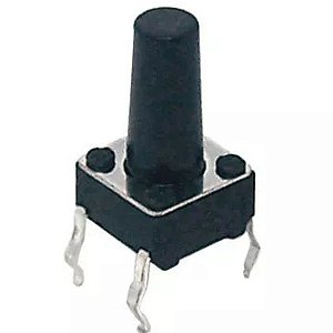 CHAVE TACTIL 6X6X11MM 4 TERMINAIS