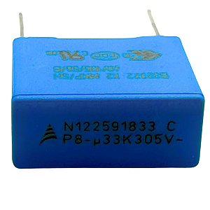CAPACITOR POLIESTER 330NF 305V X2 330KX305 B32922K3334K289 EPCOS