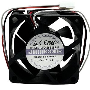 MICROVENTILADOR MOD. JF0625B2SR-R 24V 0,14A