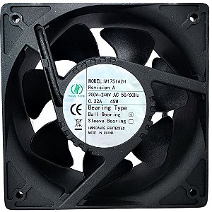 VENTILADOR M175IA2H 200/240V 180X180X65 ROLAMENTO MUTUAL