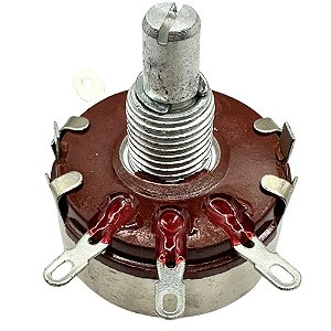 POTENCIÔMETRO 4.7M 28MM 2W EIXO METÁLICO SEM CHAVE - WTH118-2W