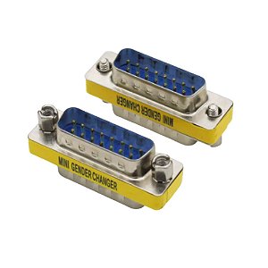 ADAPTADOR DB15 MACHO X DB15 FEMEA EMB C/1PC