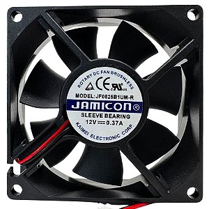 VENTILADOR JAMICON JF0825B1UM-R 0,37A 12V
