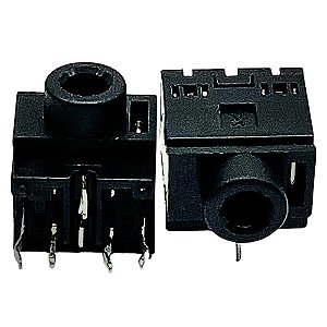 CONECTOR JACK J2 STEREO 5T PJ-317 SEM ROSCA 5 TERMINAIS
