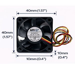 MICROVENTILADOR HDS0524HG 50X50X10MM 24V 0,10A SLEEVE ULTRAR