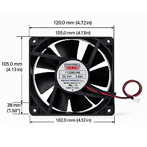 VENTILADOR G1238E24B MECHATRONICS 120X120X38