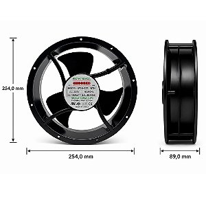Ventilador Mechatronics UF25GCB23-BTH 230 V 50/60Hz BALL-95/125WATT