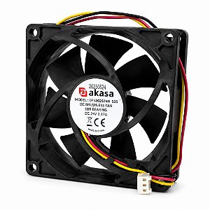 Mini Ventilador 80x80x25 24v 0,17a 3f Dfs802524h-s35 Cooler