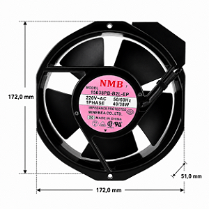 VENTILADOR 15038PB-B2L-EP-00 NMB