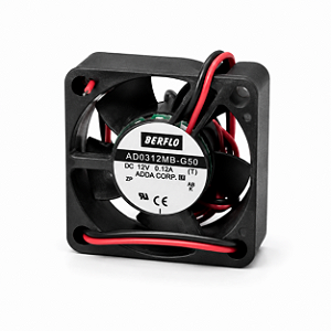 MICRO VENTILADOR 30X30X10 12V 0.12A AD0312MBG50 BERFLO
