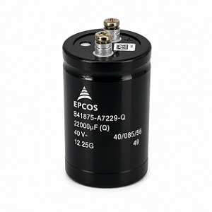 CAPACITOR GIGA-ELCO 22.000UF 40V B41875A7229Q 50X80MM EPCOS