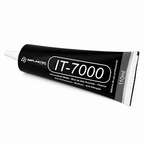 Cola Adesiva Multiuso Preto Implastec It-7000 110ml