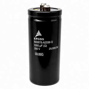 CAPACITOR GIGA ELCO 3.300UF 200V B43875-A2338-Q (Q) 108x50mm EPCOS