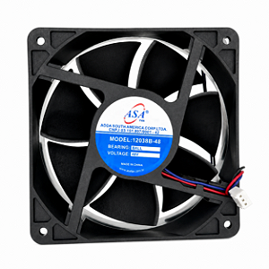 MICROVENTILADOR 12038B 48V 120X120X38 48V 0.19A 3.200RPM ASA