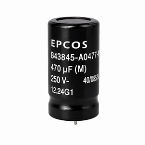 CAPACITOR ELETROLICTO 470UF 250V B43845-A0477-M EPCOS