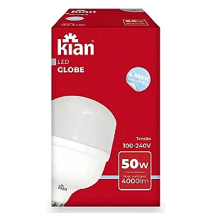 Lâmpada Led 50W Globe Kian