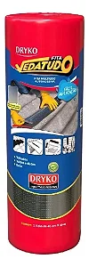 Fita manta asfáltica auto adesiva aluminizada 45 cm x 10 m