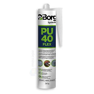 Adesivo instantâneo pu40 branco 360g Qborg