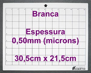A4 Cameo 30x21 BRANCA 0,50mm com cola