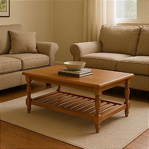 Mesa de Centro com Revisteiro
