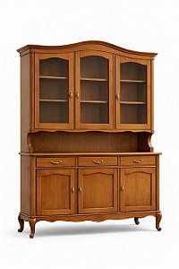 Cristaleira Buffet Madeira Maciça