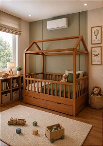 Cama Infantil Príncipe com Gavetas de Madeira