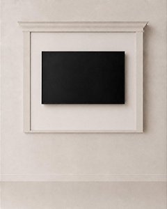 Painel para TV em Madeira Maciça com Laca
