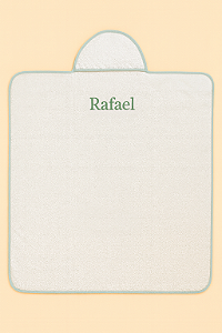 Toalha capuz personalizada - Lista Rafael