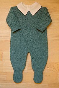 Conjunto Tricô Verde