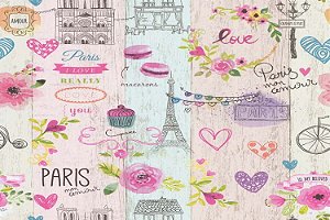 Papel de Parede Les Aventures 4 51164903 - Paris Mon Amour Lutèce Rolo de 10mx53cm