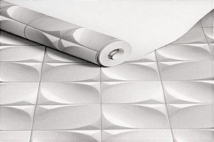 Papel de Parede Magnific AB-43/44 - Placa 3D Vinílico Rolo de 10mx53cm