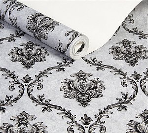 Papel De Parede Magnific Arabesco Medalhão Vinílico Texturizado Rolo de 9,50mx53cm