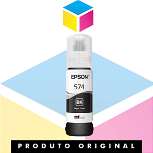 Tinta Epson T574120AL T574120 T574  574  Preto | L8050 L18050 L 8050 / L 18050| Original 70ml