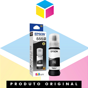 Tinta Epson T555120-AL Preto | L8180 L-8180 8180 L 8180  | Original 70ml