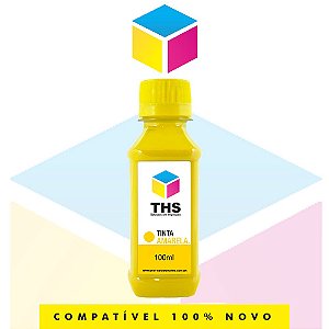 Tinta Corante compatível para HP Amarelo Yellow | 100 ml