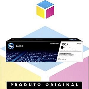 Toner HP Original 105 A W 1105 A Preto | M 107 A M 107 W M 135 A M 135 W | 1K