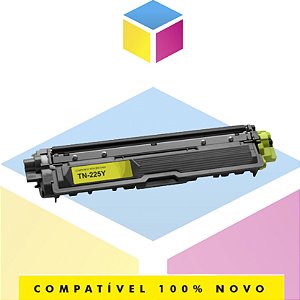 Toner Compatível para Brother TN 221 Y TN 221 TN 225 Y TN 225 Amarelo Yellow | HL 3140 HL 3170 DCP 9020 MFC 9130 | 1.4K