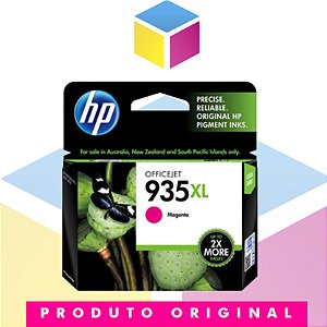 Cartucho de Tinta HP 935 XL C 2 P 25 AL C 2 P 25 AN Magenta | 6230 E 3 E 03 A 6830 E 3 E 02 A 934 | Original 9,5 ml