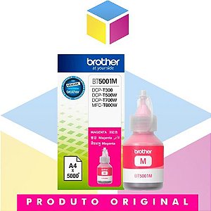 Tinta Brother BT-5001M BT5001 Magenta Original | DCP-T300 DCP-T500W DCP-T700W MFC-T800W | 41.8ml