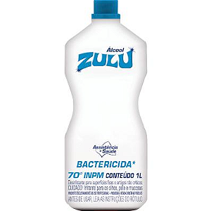 Álcool Líquido Bactericida 70° frasco 1 Litro
