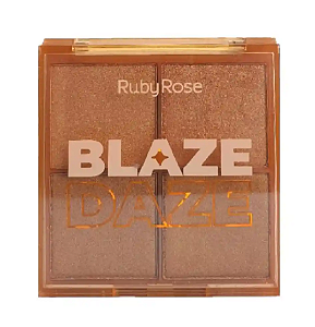 Paleta De Iluminador Ruby Rose Blaze Daze 3 11,2g
