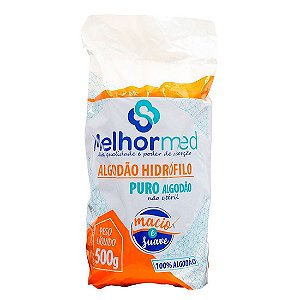 Algodão Hidrófilo 500g Rolo - MELHORMED