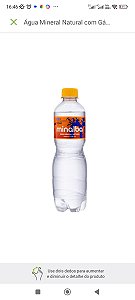 Água Mineral com gás Minalba 510ml garrafa