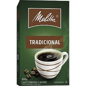 Café Melitta Tradicional Vácuo Caixeta com 500g
