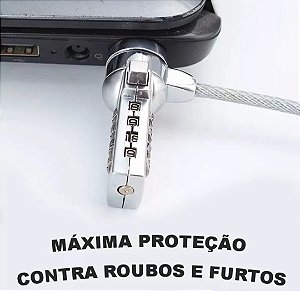Cadeado/Trava de segurança para notebook
