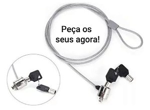 Cabo/Trava/Cadeado de segurança para notebook com chave
