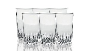 Conjunto de copos de vidro - 6 unidades