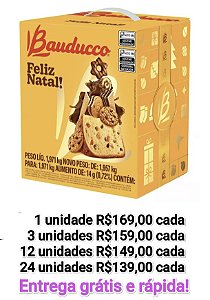 Cesta de Natal Bauducco 1,971 kg. 15 itens