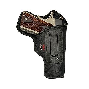 Coldre Velado Para Pistola Taurus 1911 Officer em Neoprene e Couro P.U